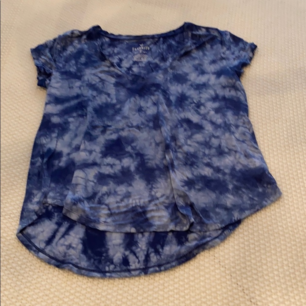 American Eagle XS Favorite T blue tie dye